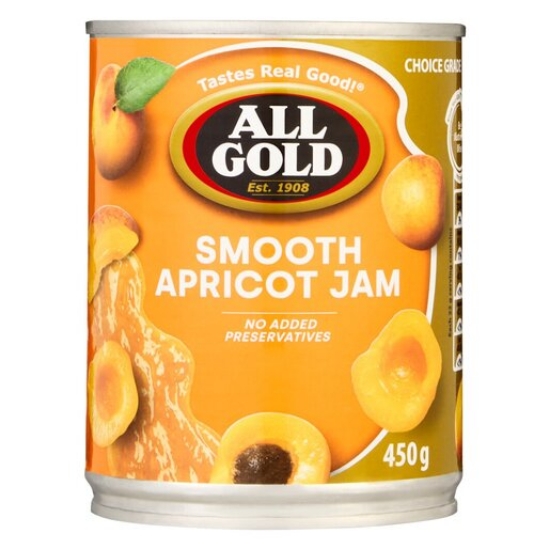 Picture of All Gold Apricot Smooth Jam 450g